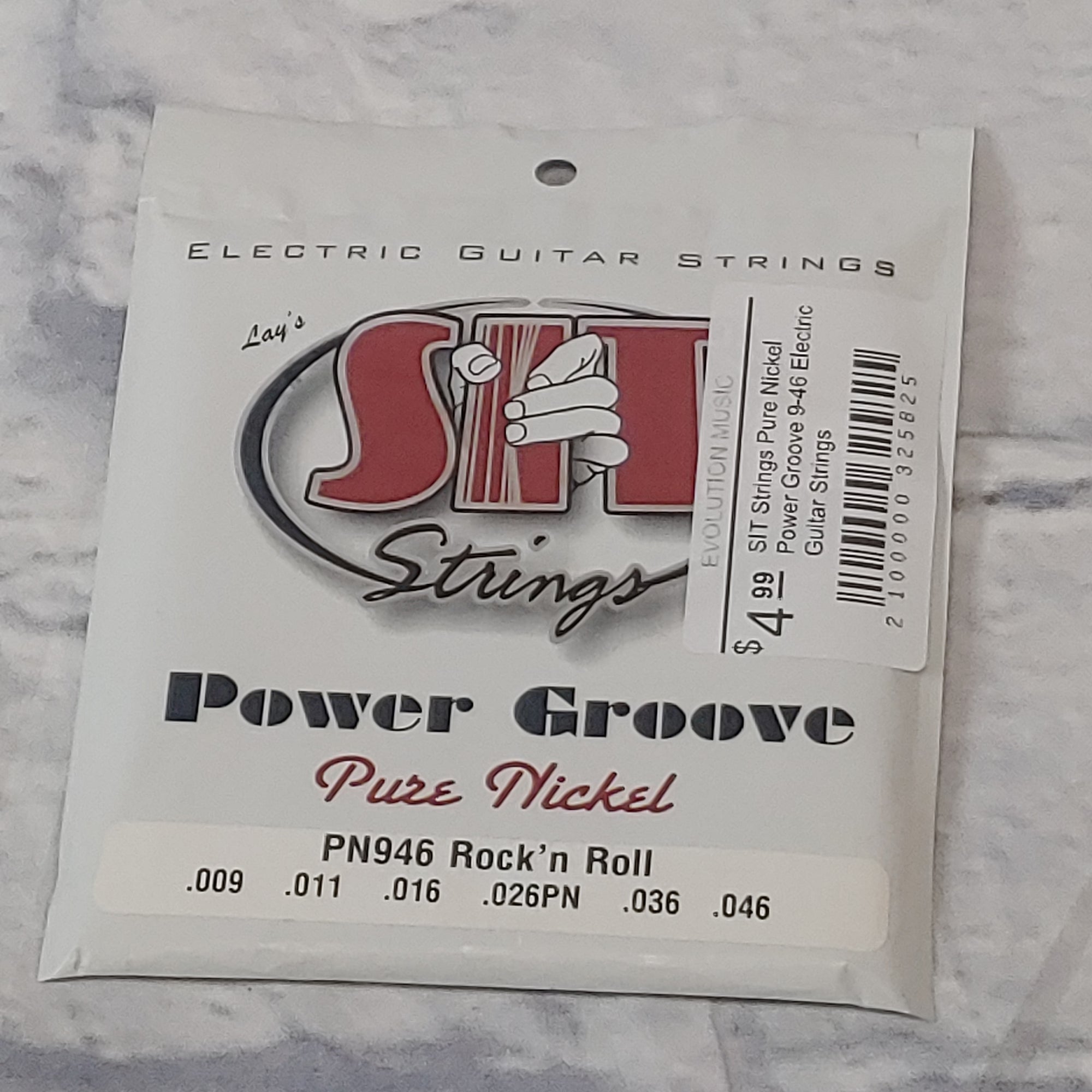 SIT Strings Pure Nickel Power Groove 9-46 Electric Guitar Strings