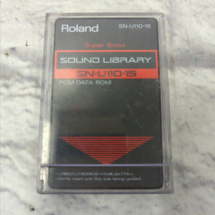 Roland SN-U110-15 Super Brass Sound Library PCM Data ROM Card for U110