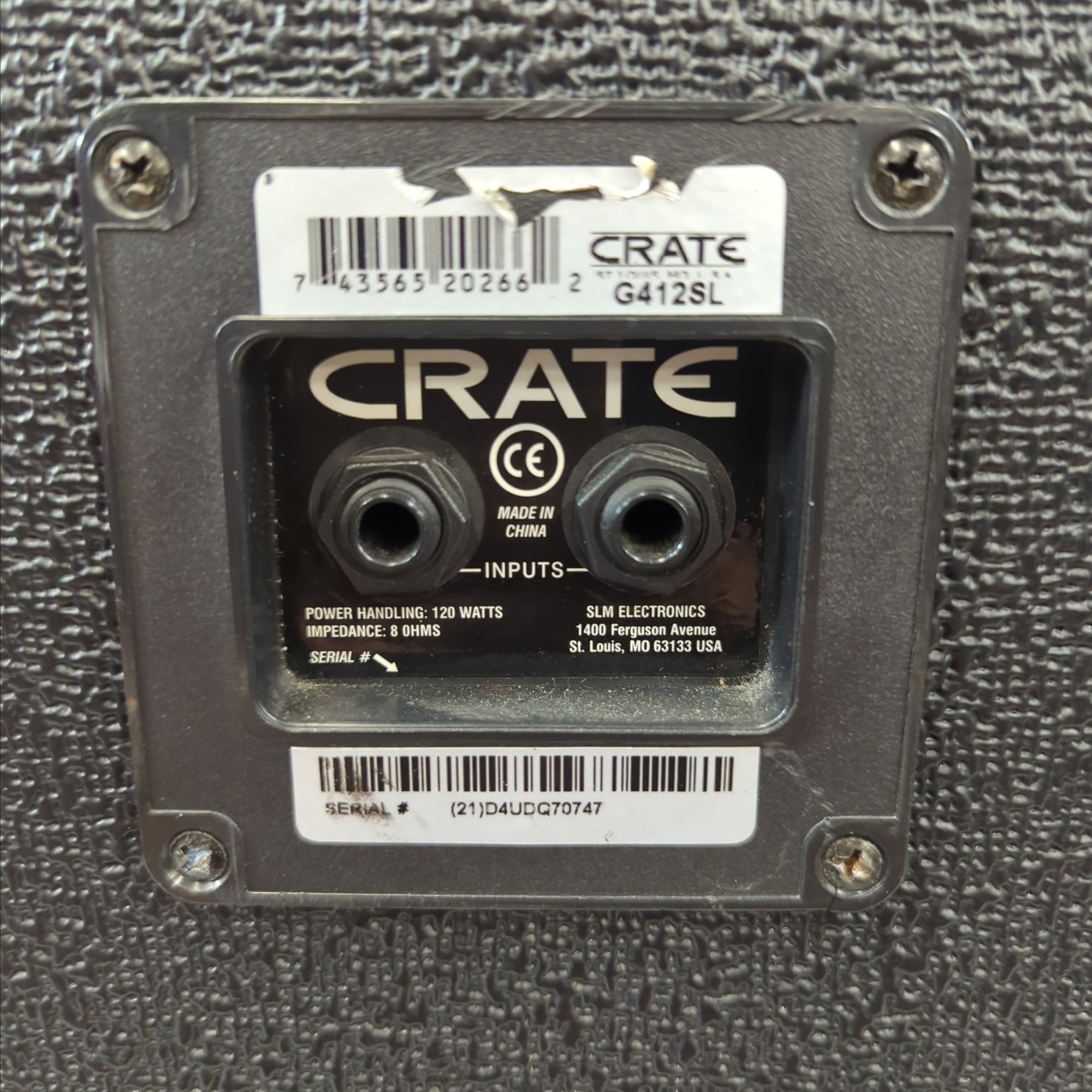 Crate G412SL 4x12 Guitar Cab