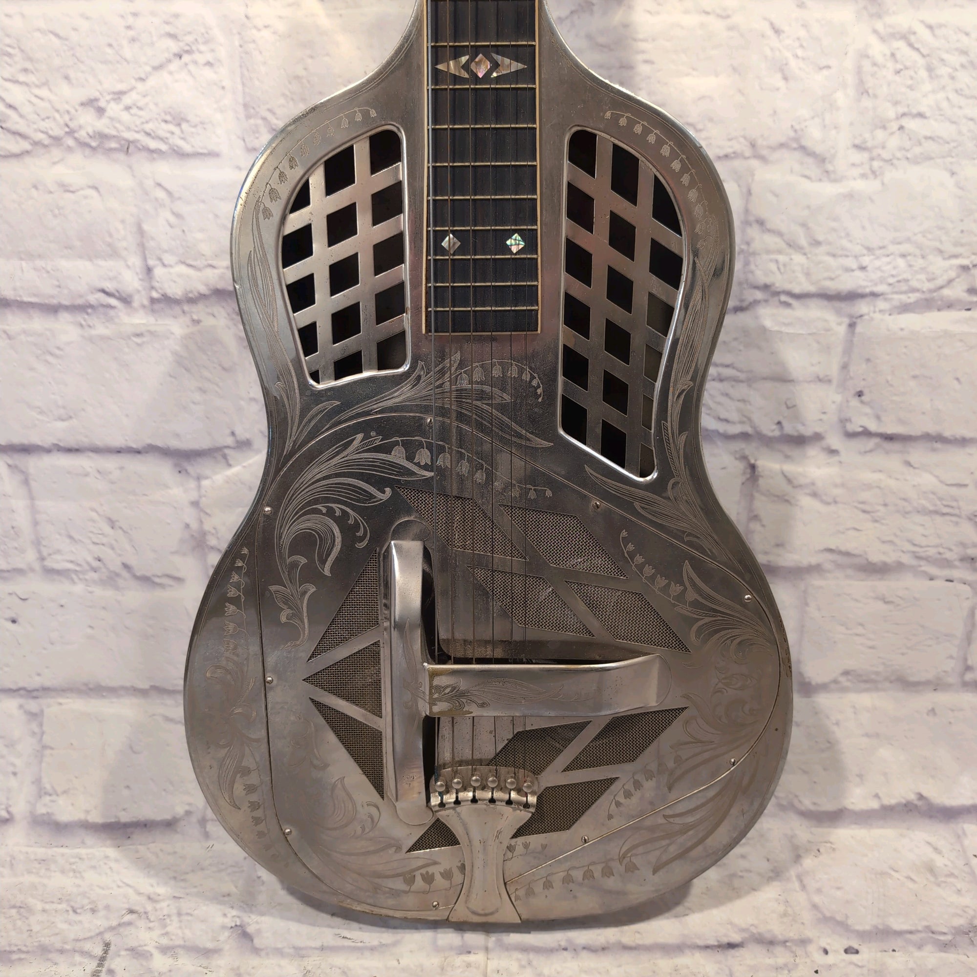 Vintage 1928 National Tricone Style 3 Square Neck Resonator Guitar