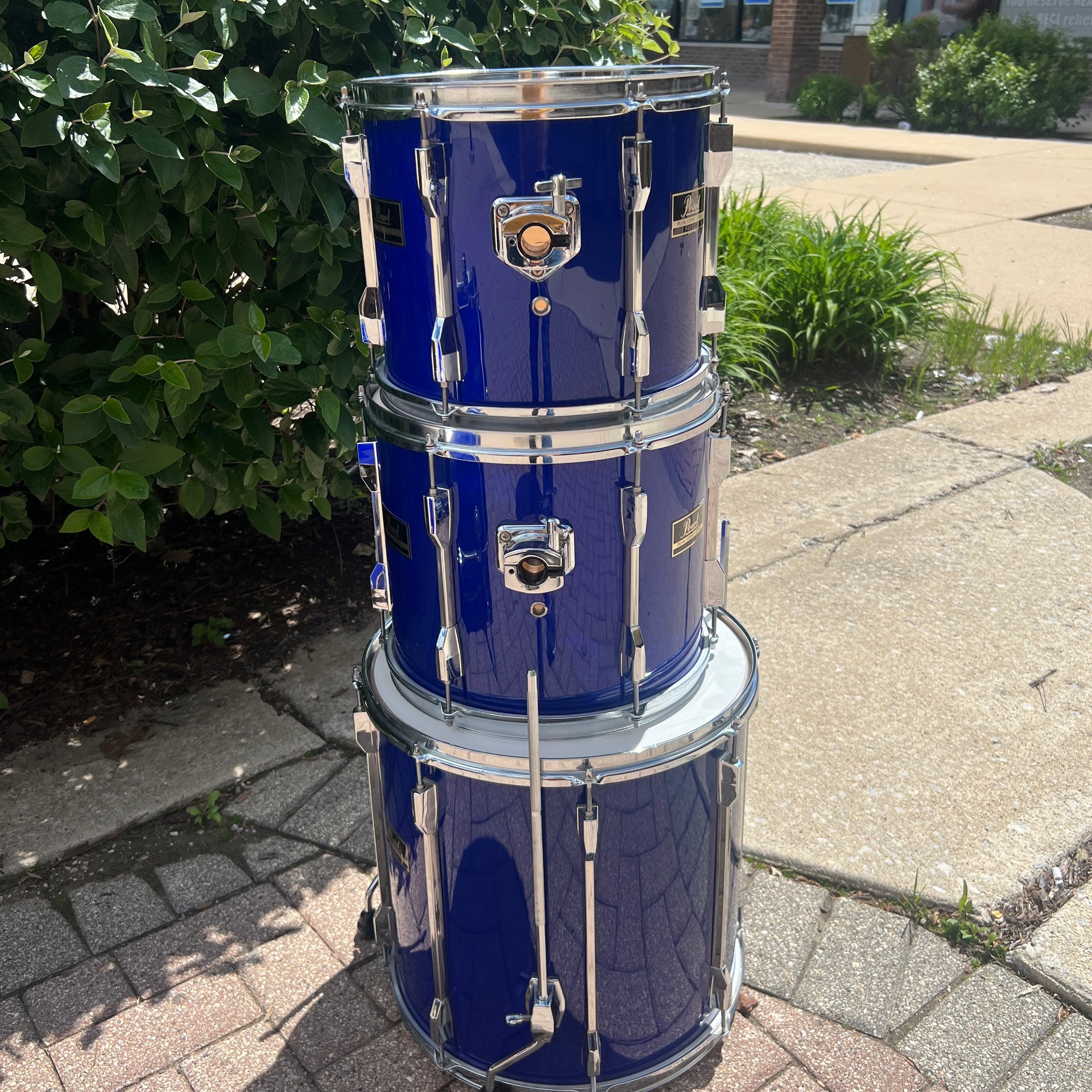 Pearl 1980s Export 4pc Kit Power Toms Royal Cobalt Blue