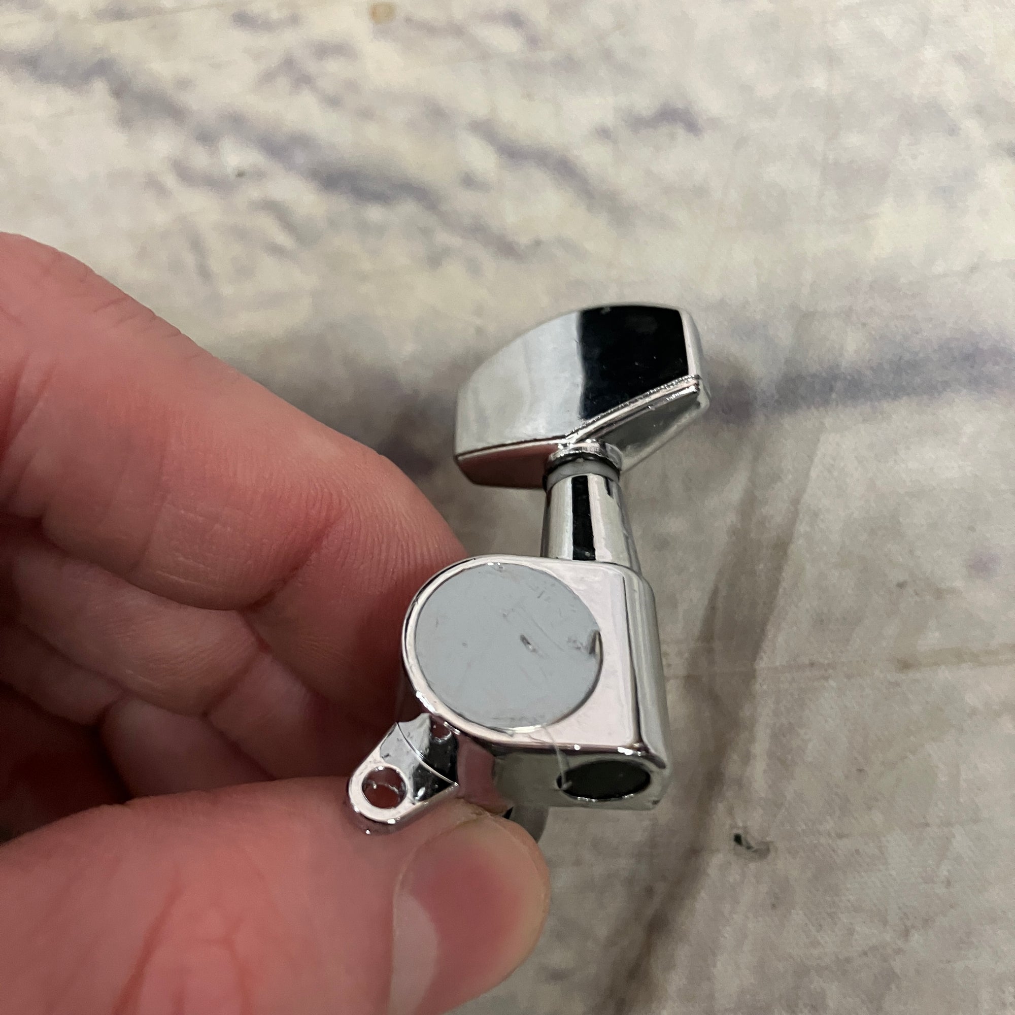 Unknown Silver Tuning Pegs (Set of Six)