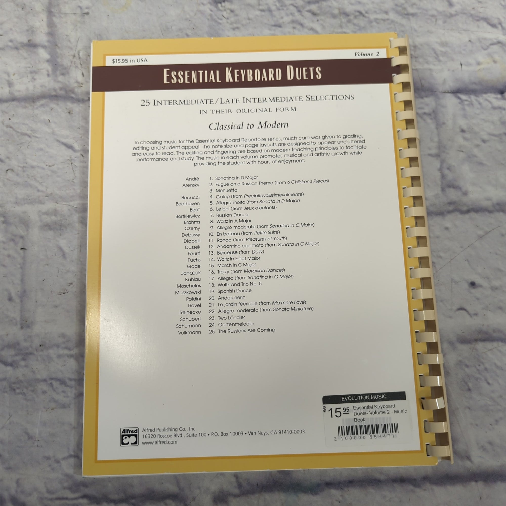 Essential Keyboard Duets- Volume 2 - Music Book
