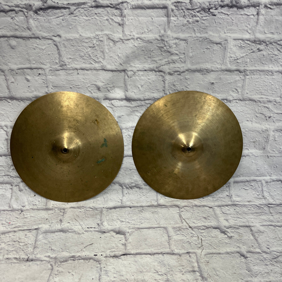 Zildjian 14 Vintage 1960s Hi Hat Cymbal Pair