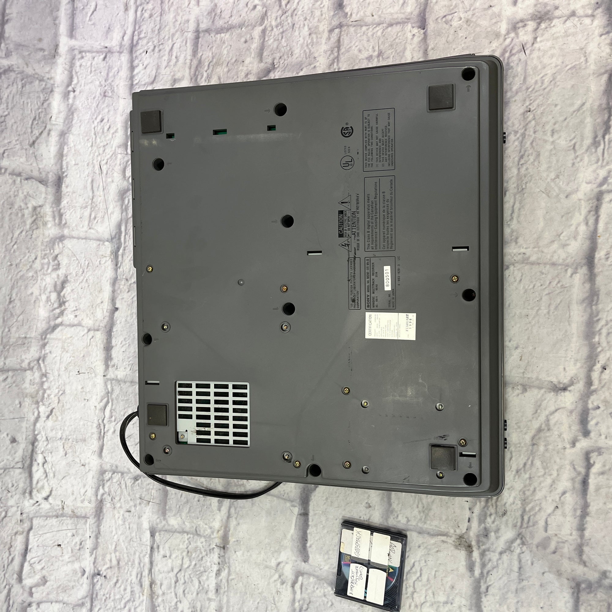 Sony MDM-X4 4-Track Minidisc Recorder