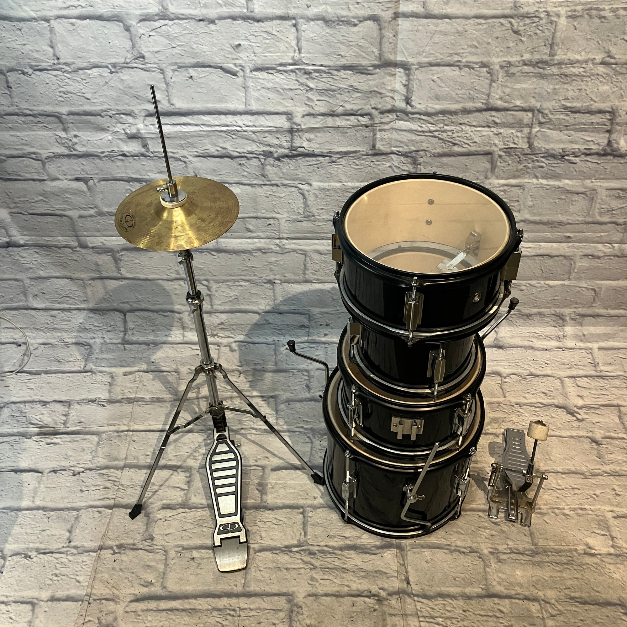 Unknown Kid's Drum Set - Black