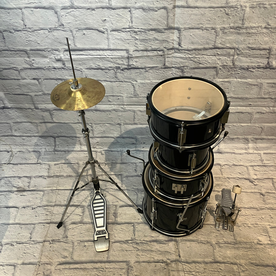 Unknown Kid's Drum Set - Black