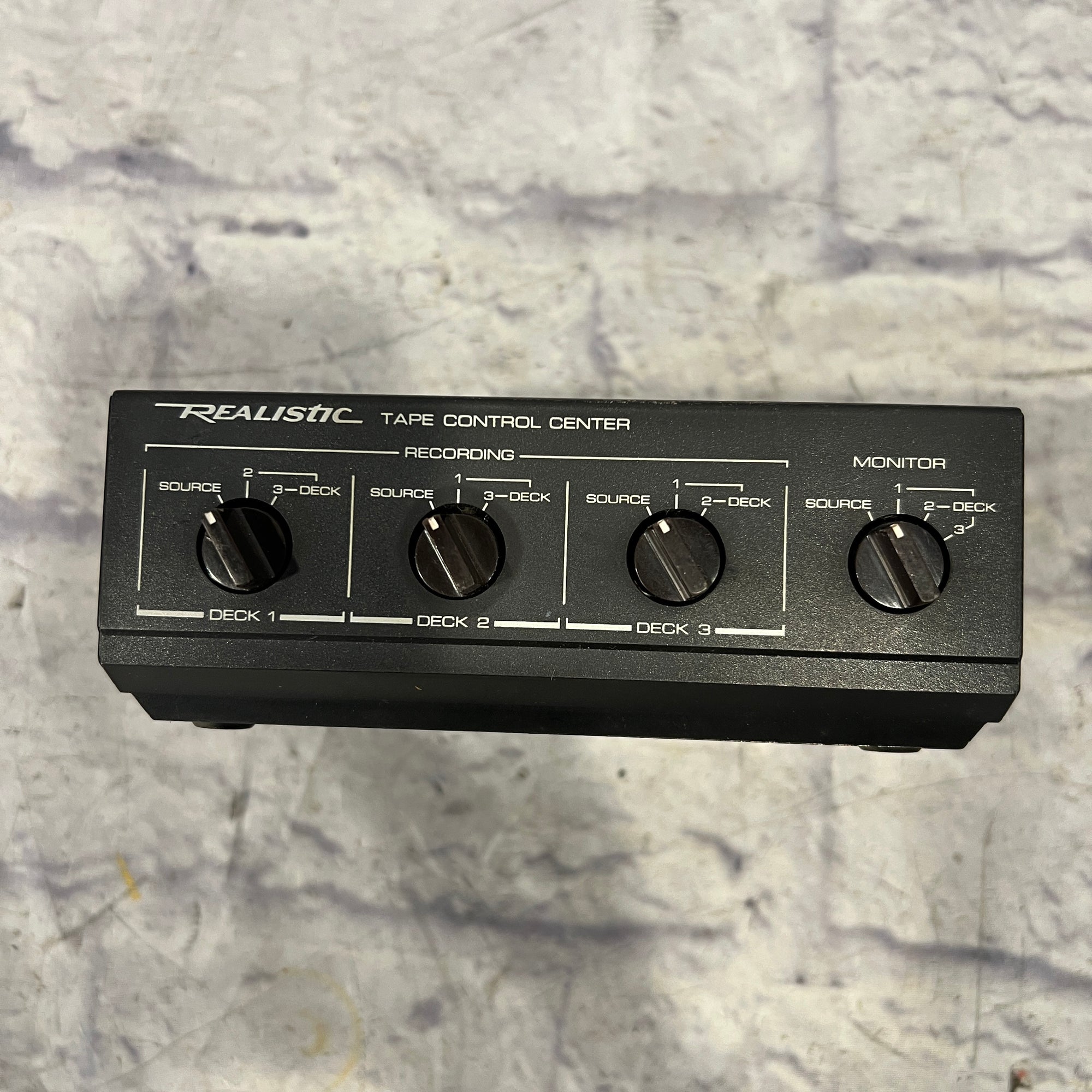 Realistic Tape Control Center