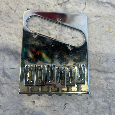 Squier Telecaster Bridge Plate with 6 Saddles