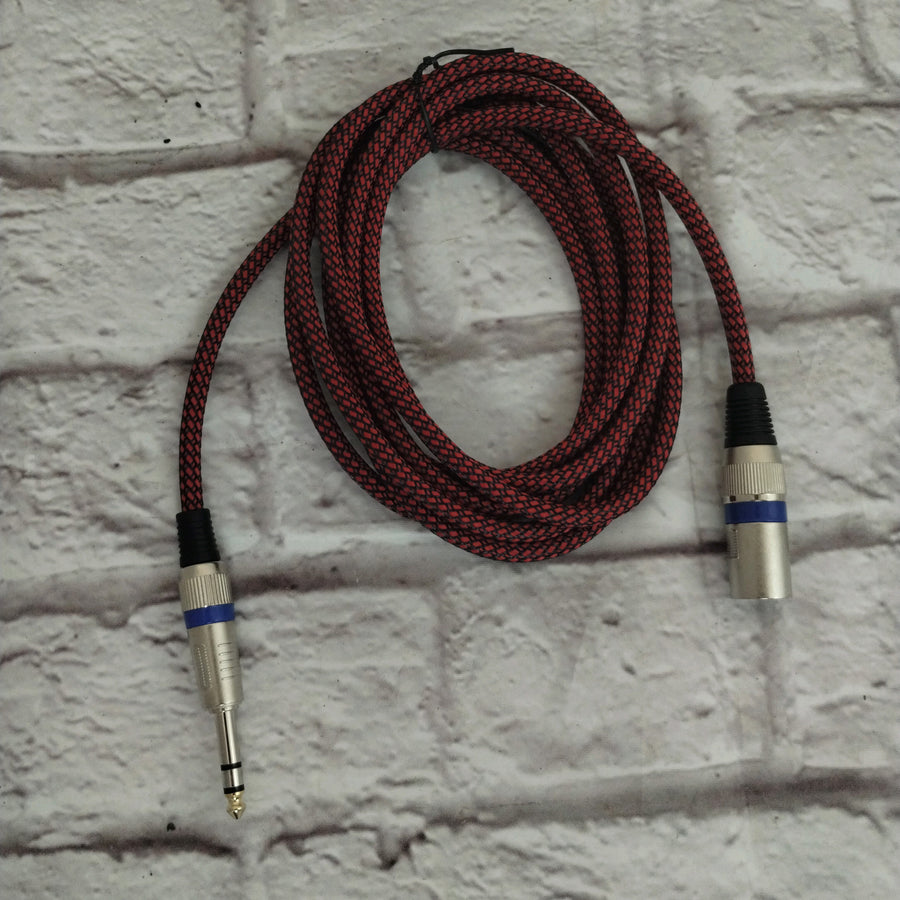 Unknown Braided XLR to 1/4" Cable