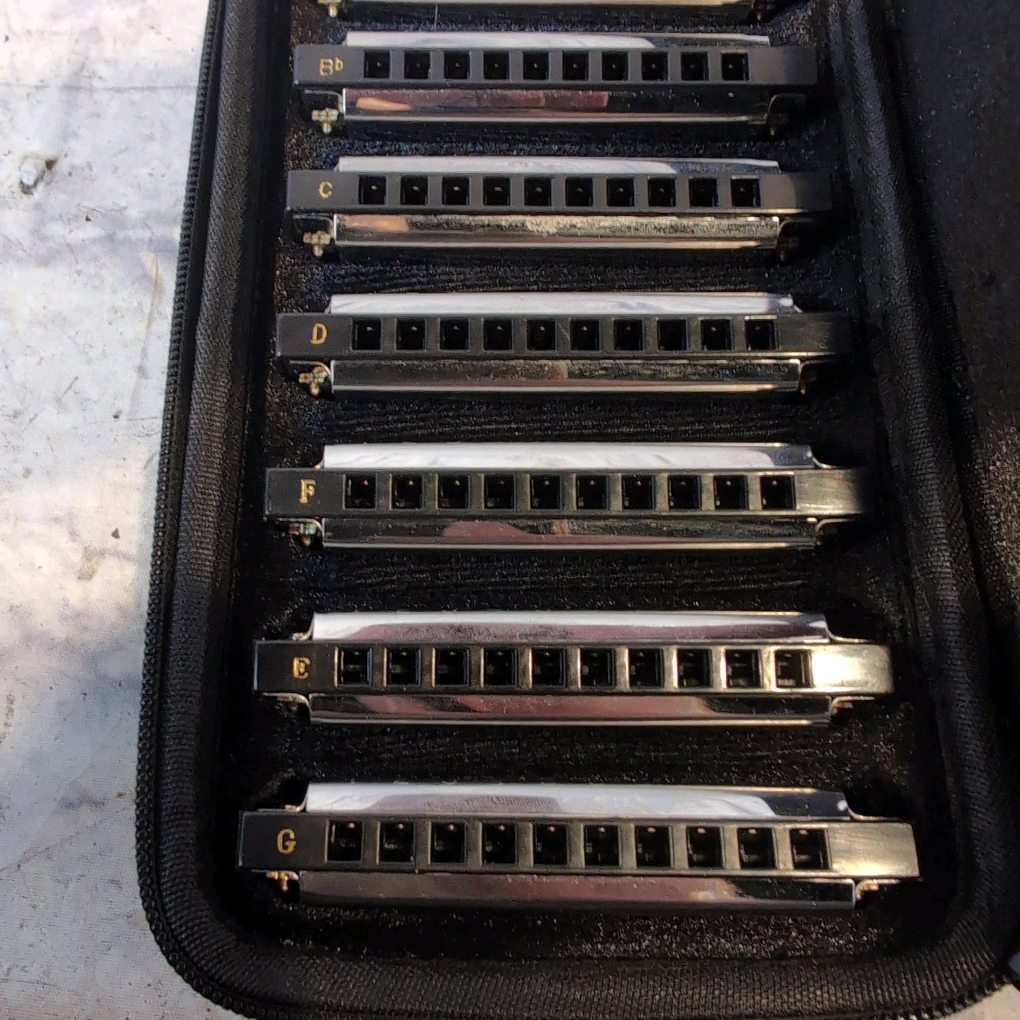 Hohner Bluesband Harmonica 7-Piece Set