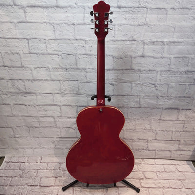 Grote Jazz Guitar w/ P90 GRWB-ZTTR Hollow Body Electric Guitar - Red