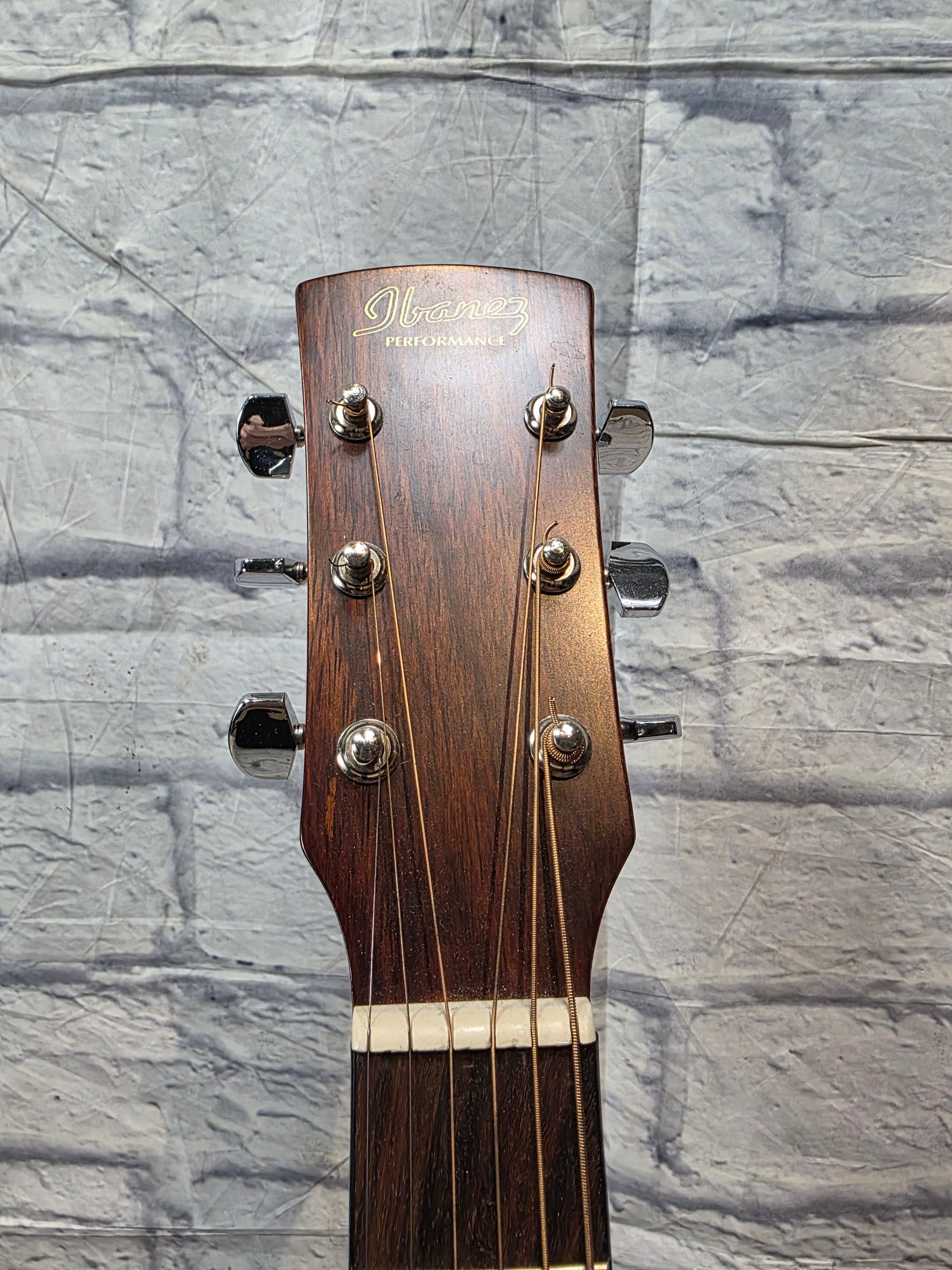 Ibanez Lefty PF5LG 2010's - Natural - Dreadnought Acoustic Guitar