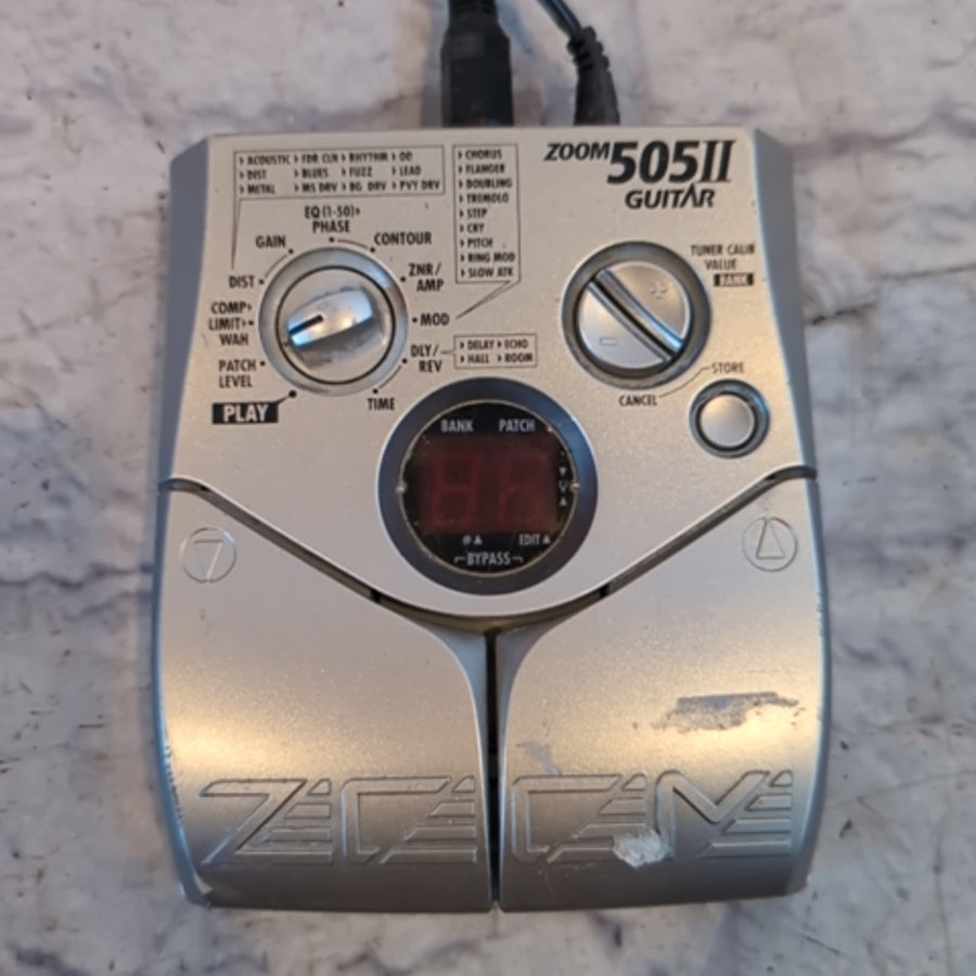 Zoom 505II Effects Pedal Pedal with Expression Pedal and Power Supply