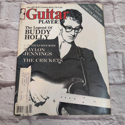 Vintage Guitar Player Magazine June 1982 The Legend of Buddy Holly