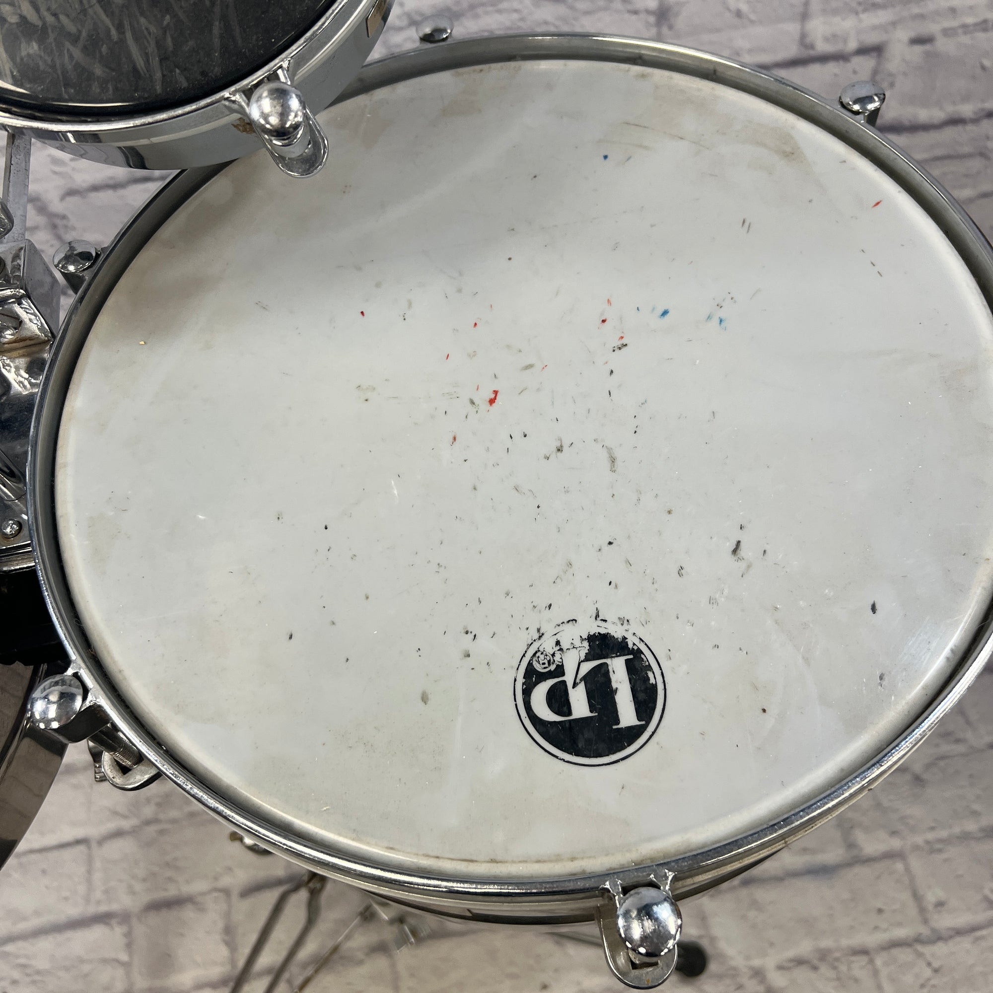 LP Latin Percussion Tito Puente Timbale Set with Stand and Clamp