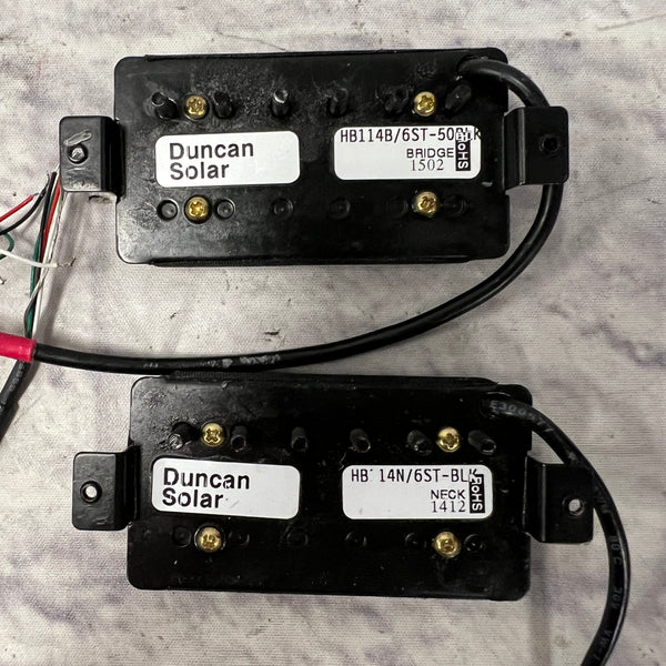 Seymour Duncan Solar HB114B & H14B Pickup Set - Evolution Music