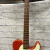 Unknown Tele Partscaster Fiesta Red Relic Jazz Benedetto Electric Guitar