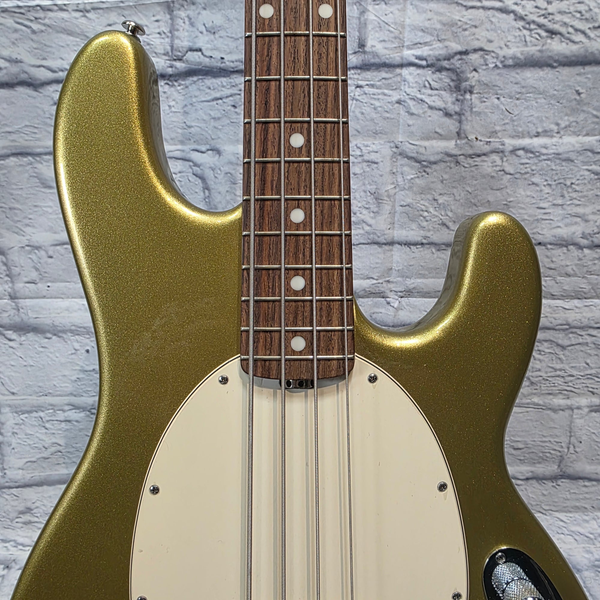 Ernie Ball Music Man Classic Stringray Gold Electric Bass 4 String Bass Guitar
