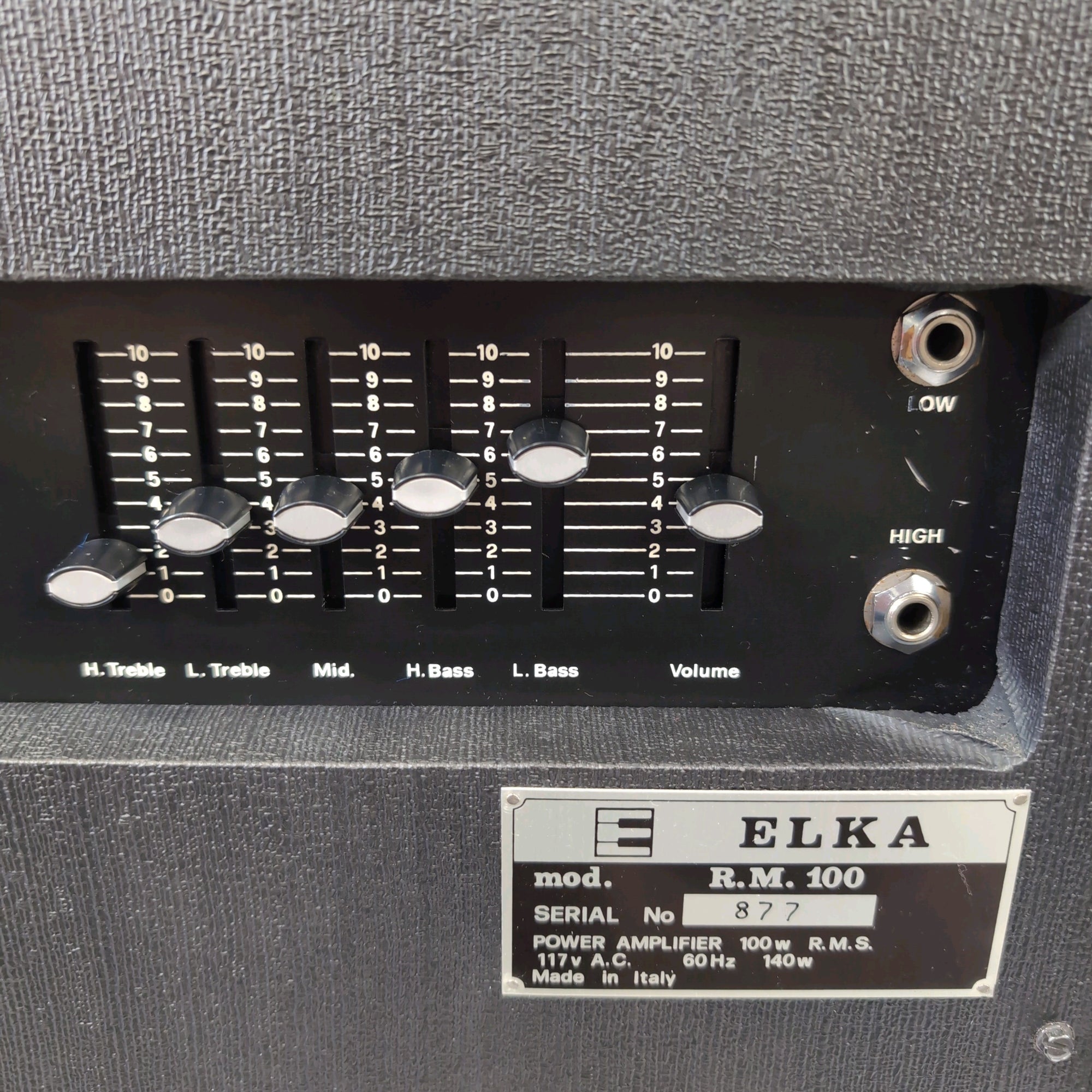 Elka  Vintage RM100 Keyboard Guitar Bass Amp Made in Italy Keyboard Amp