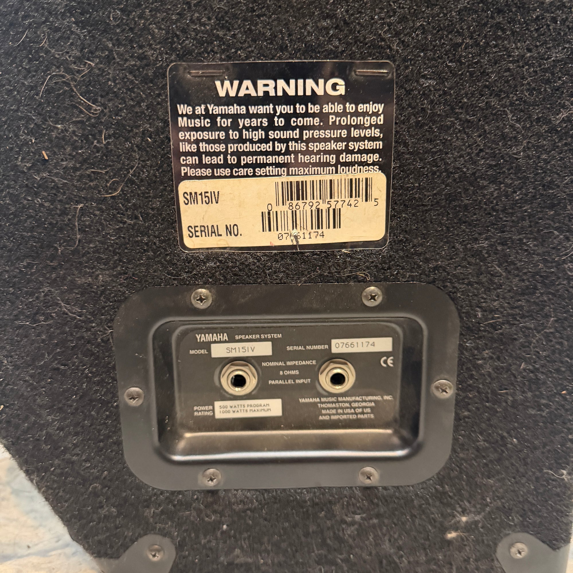 Yamaha SM15 4 Passive Speakers (Huge No Ship)