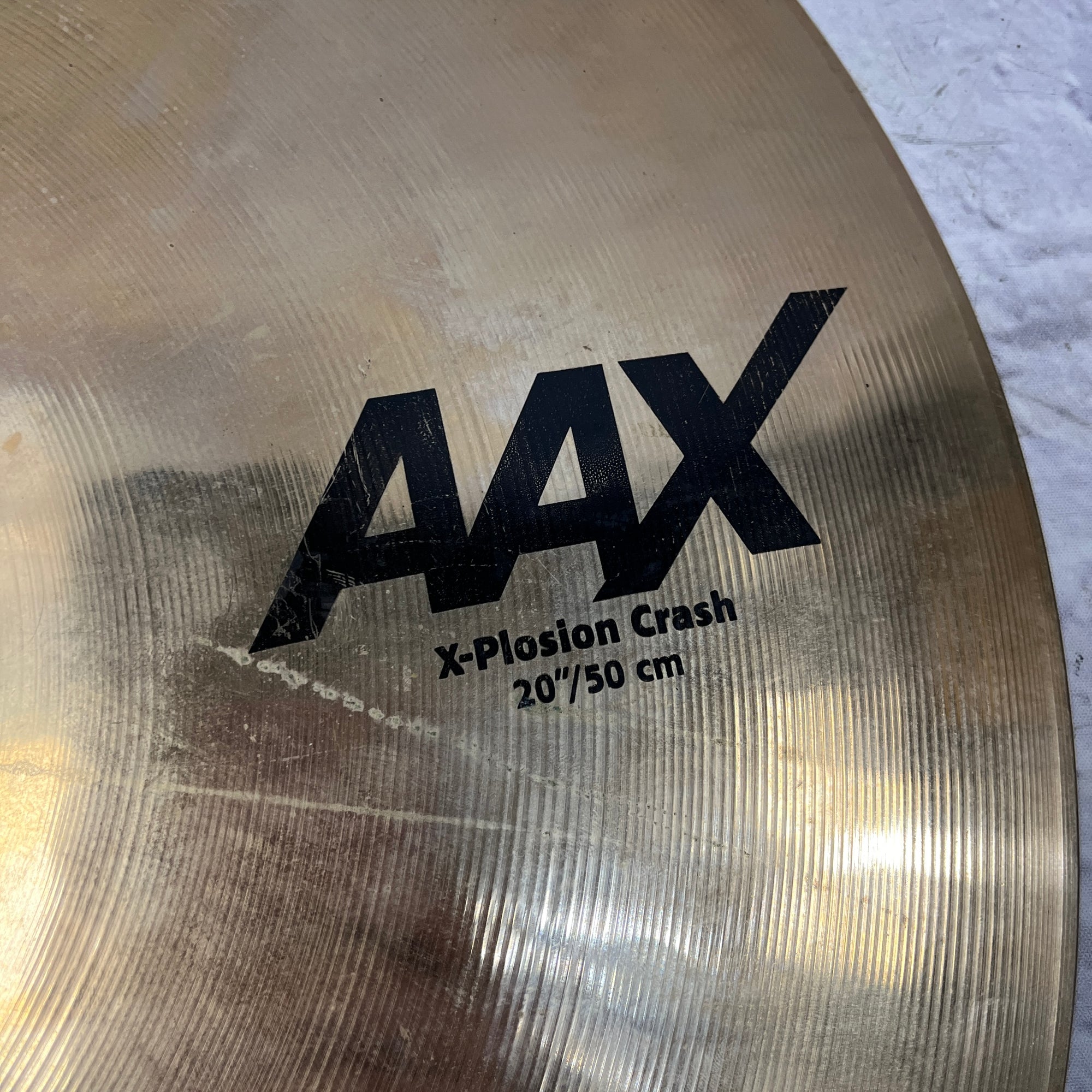 Sabian 20 AAX X-Plosion Crash AS IS CRACKED