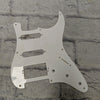 Unknown Flat White Strat 11 Hole Pickguard Pickguard