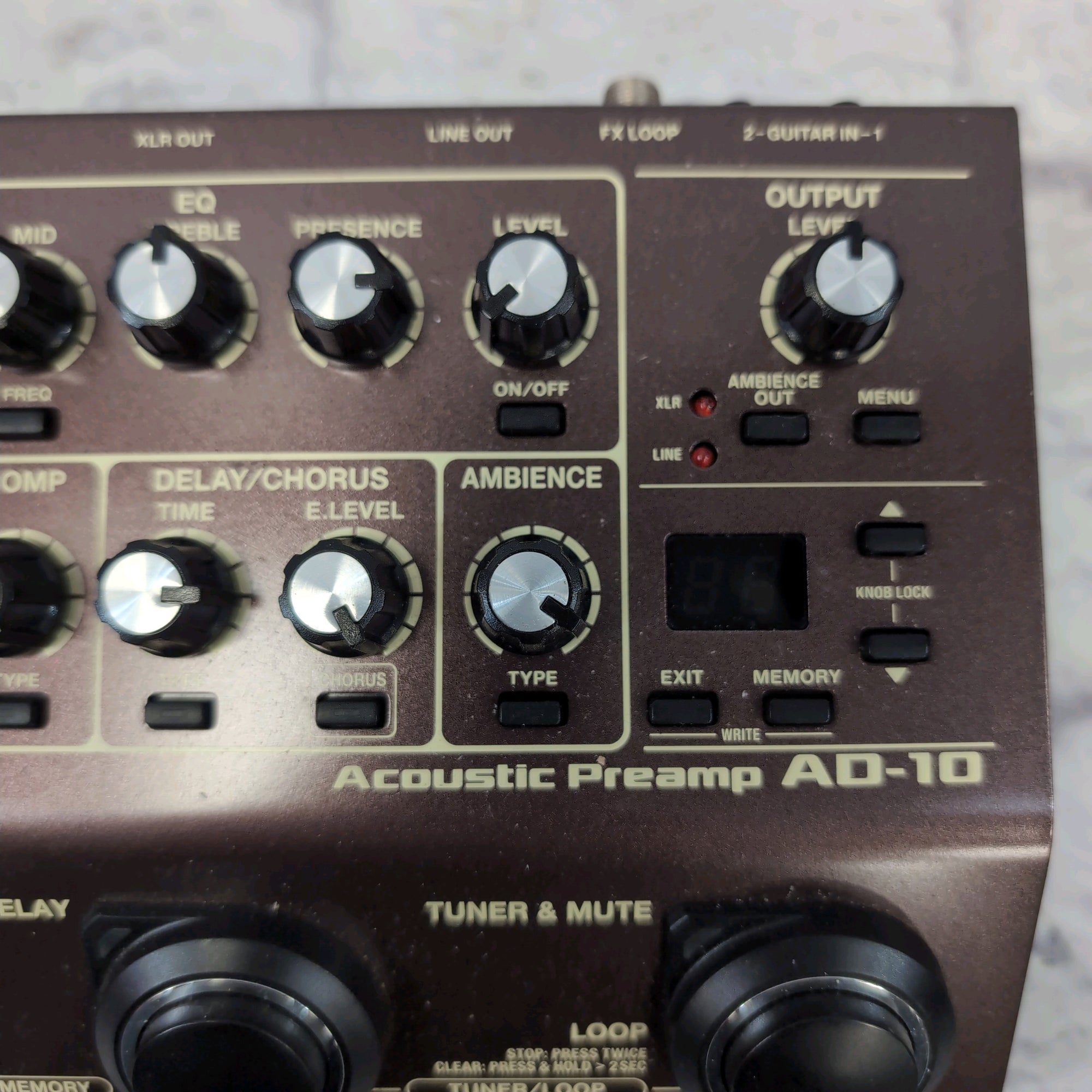 Boss AD-10 Acoustic Preamp Pedal - Evolution Music