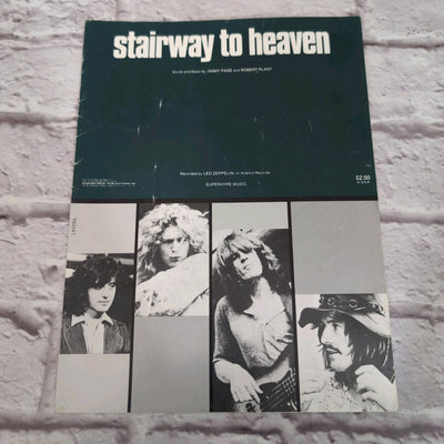Led Zeppelin Stairway to Heaven Piano Vocal Guitar Vintage Sheet Music