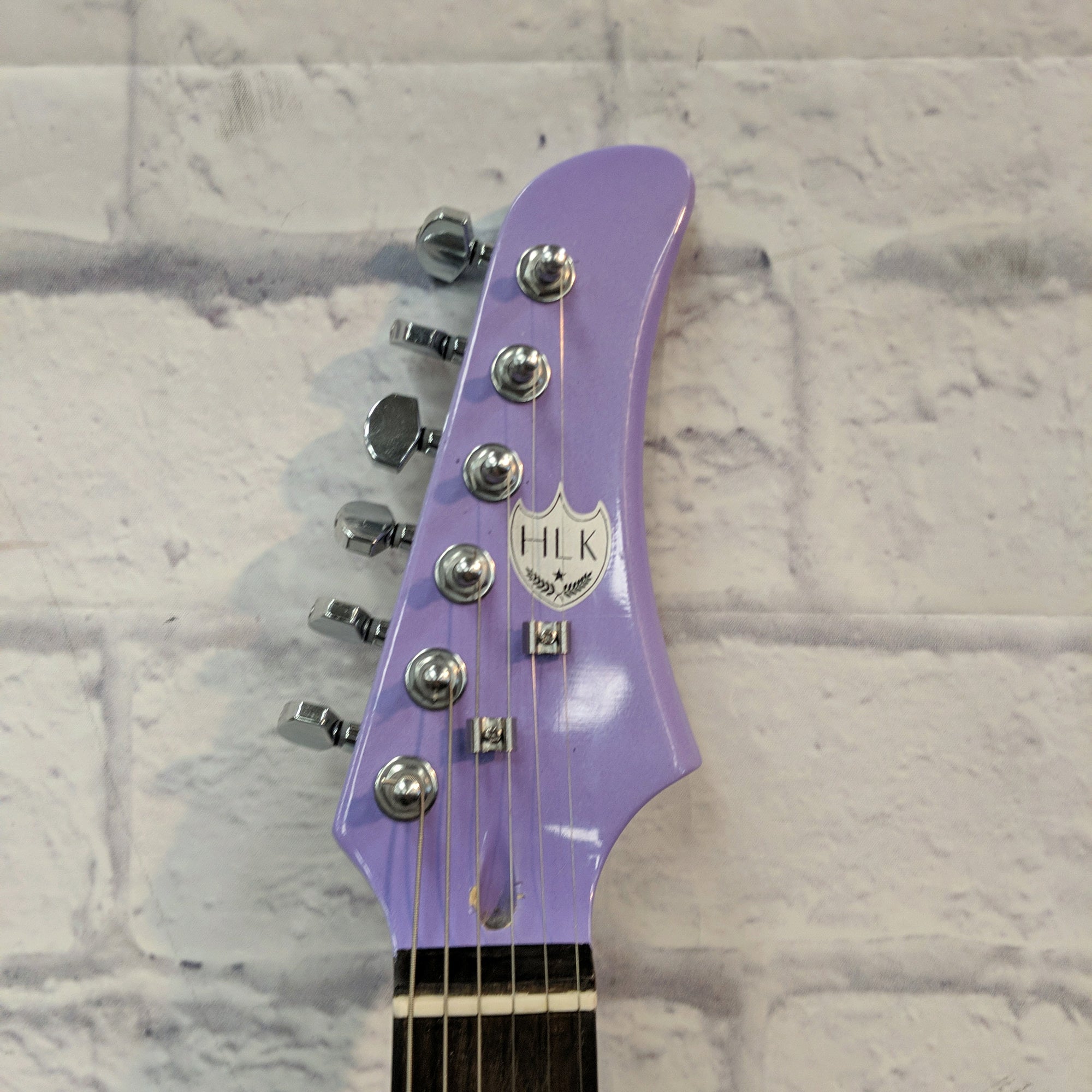 Hard Luck Kings Bombshell Strat Style HH Purple Electric Guitar