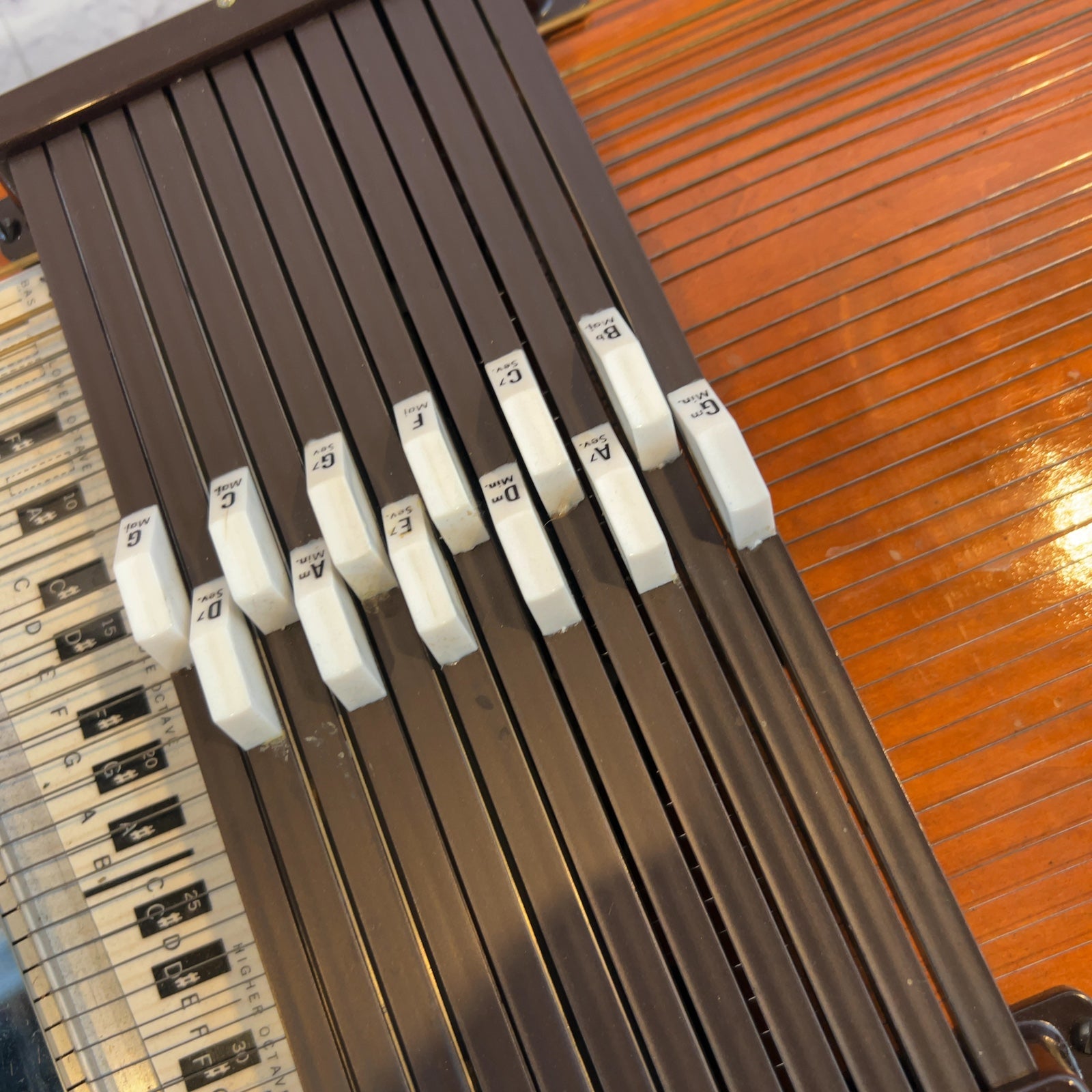 Oscar Schmidt Autoharp with Case Harp
