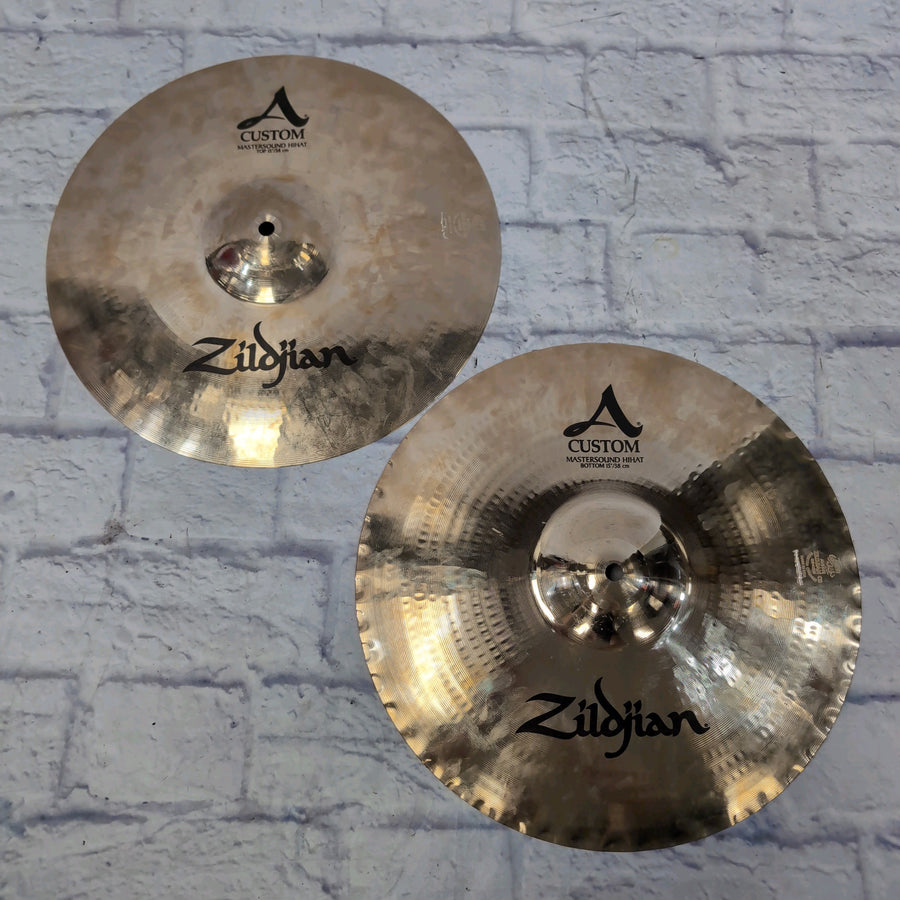 Zildjian 15" A Custom Mastersound Hi-Hat Cymbals (Pair)