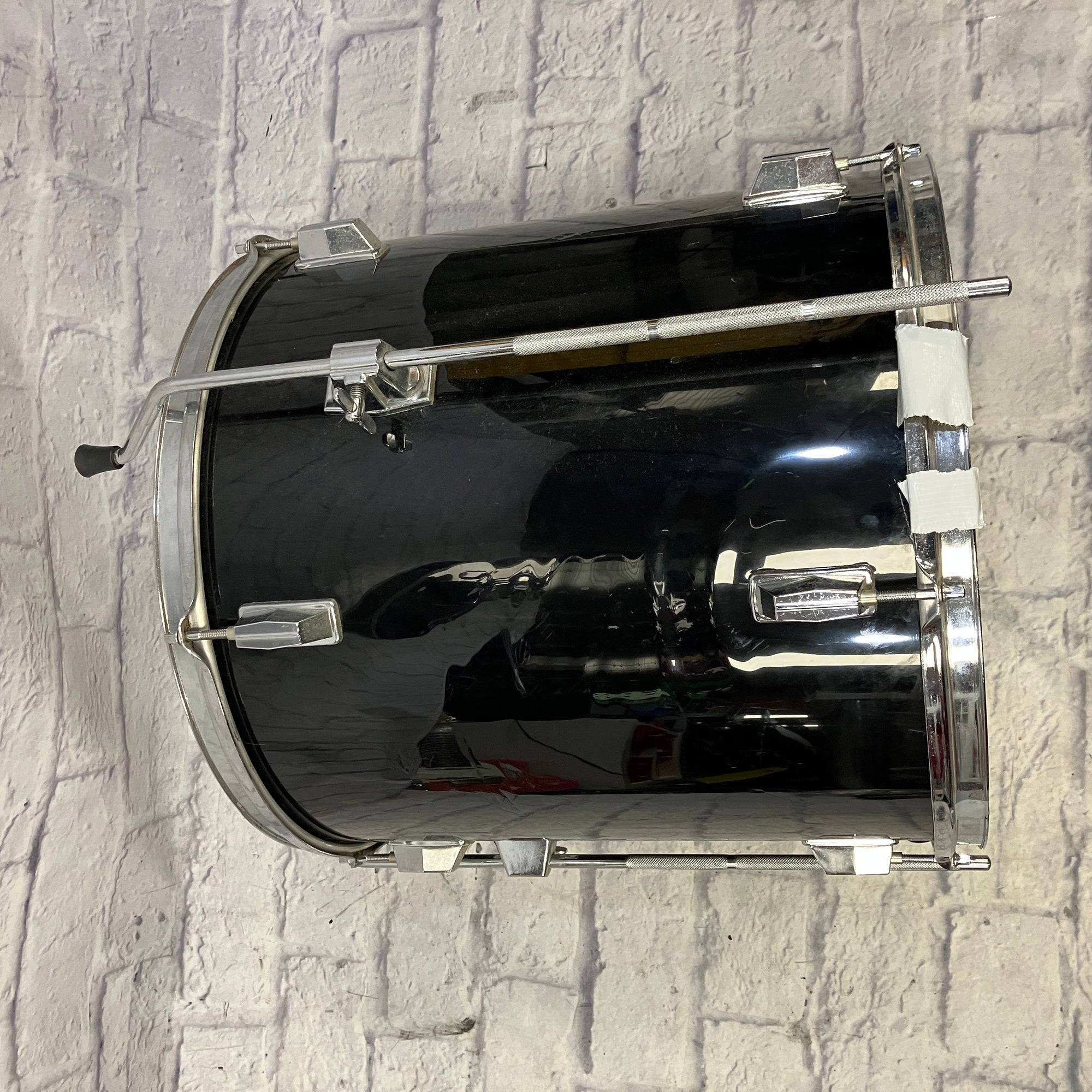 Percussion Plus 16 Black Floor Tom