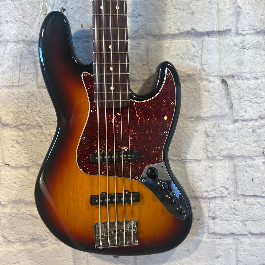 Fender Deluxe Active Jazz Bass V Mexico 5 String Bass Guitar