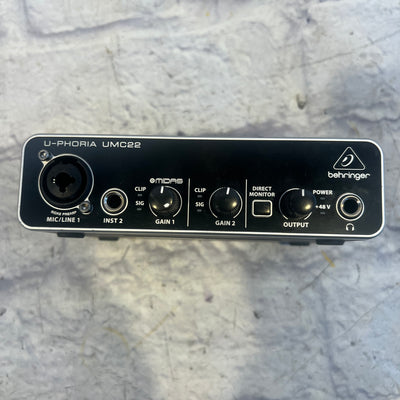 Behringer UMC22 USB Recording Interface