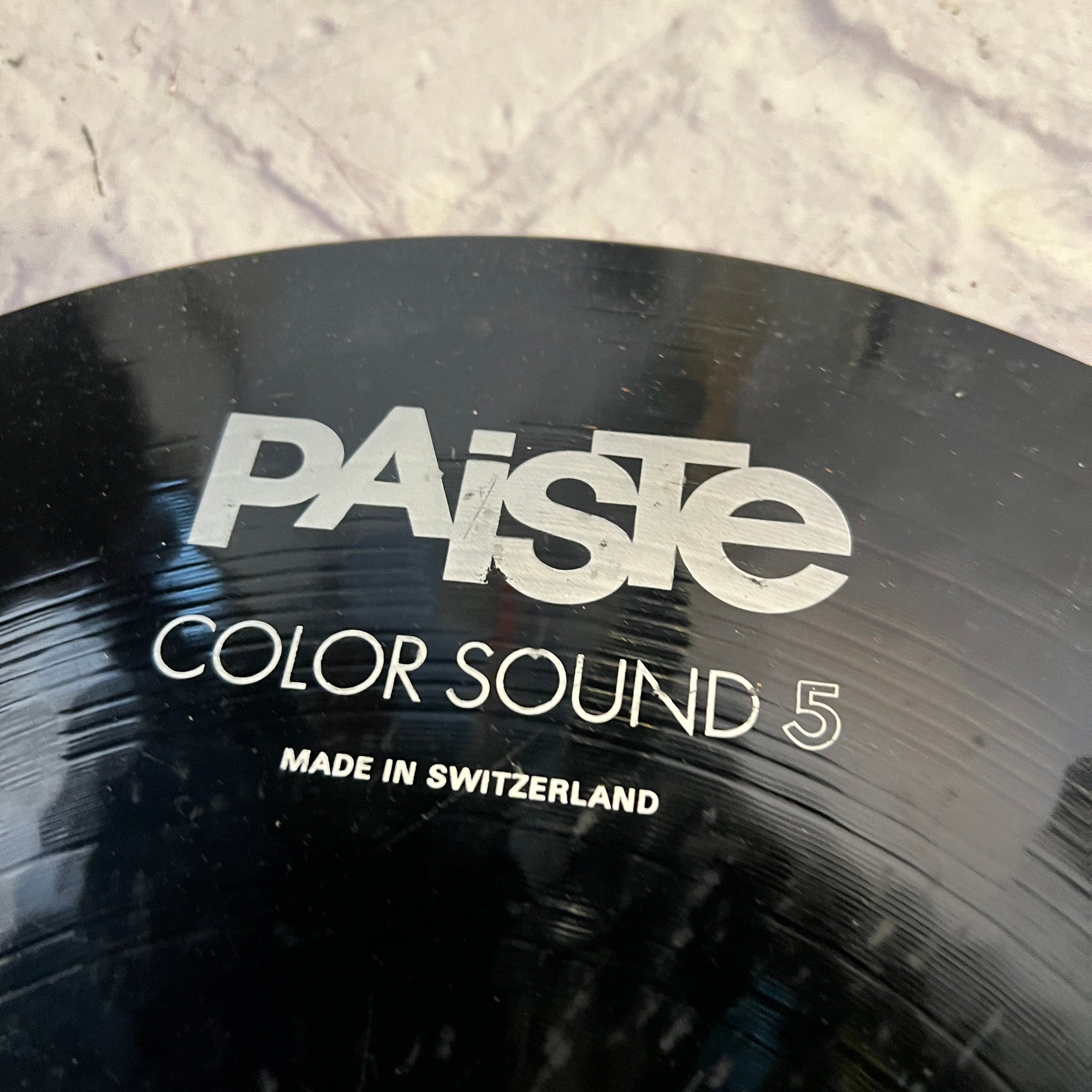 Paiste 16 Colorsound 5 Black Crash Cymbal
