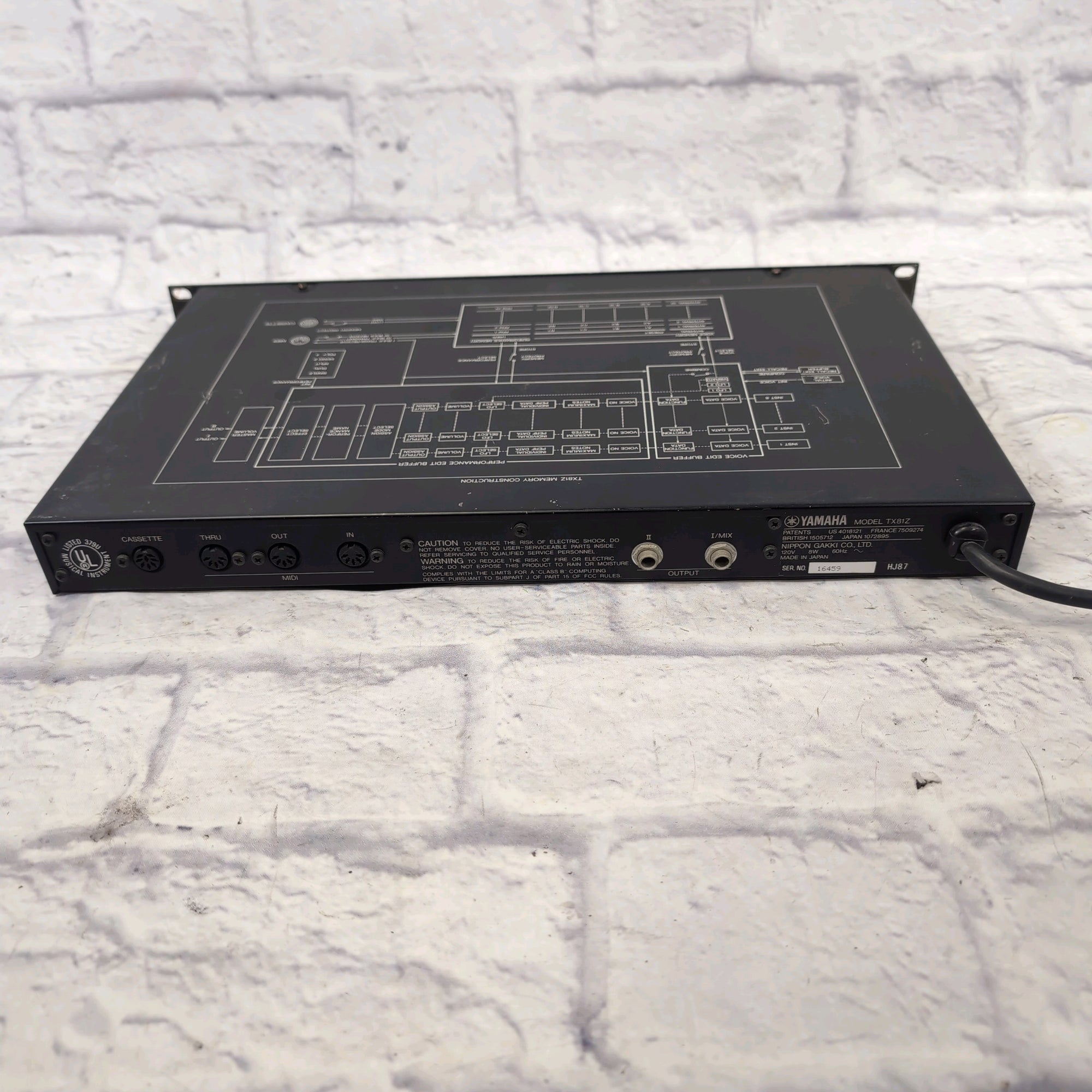 Yamaha  TX81Z FM Tone Generator Rack Synth