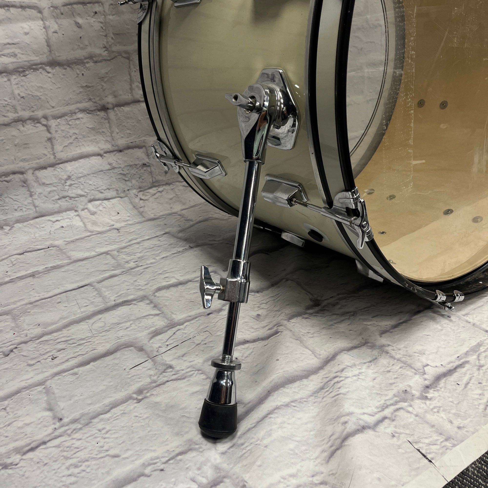 Sunlite 3 Piece Drumset White