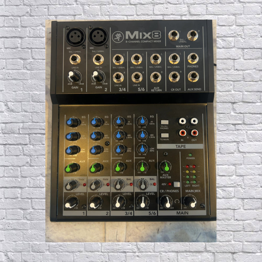 Mackie Mix 8 6 Channel Passive Mixer