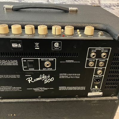 Fender Rumble 500 Bass Combo Amp