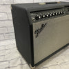 Fender Cyber Twin Combo Amp with Cover and 4-Button Footswitch Guitar Combo Amp