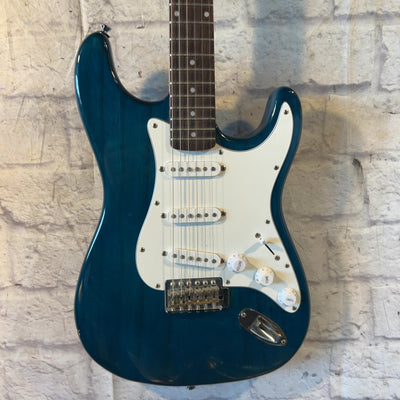 J Reynolds S Style Turquoise Electric Guitar