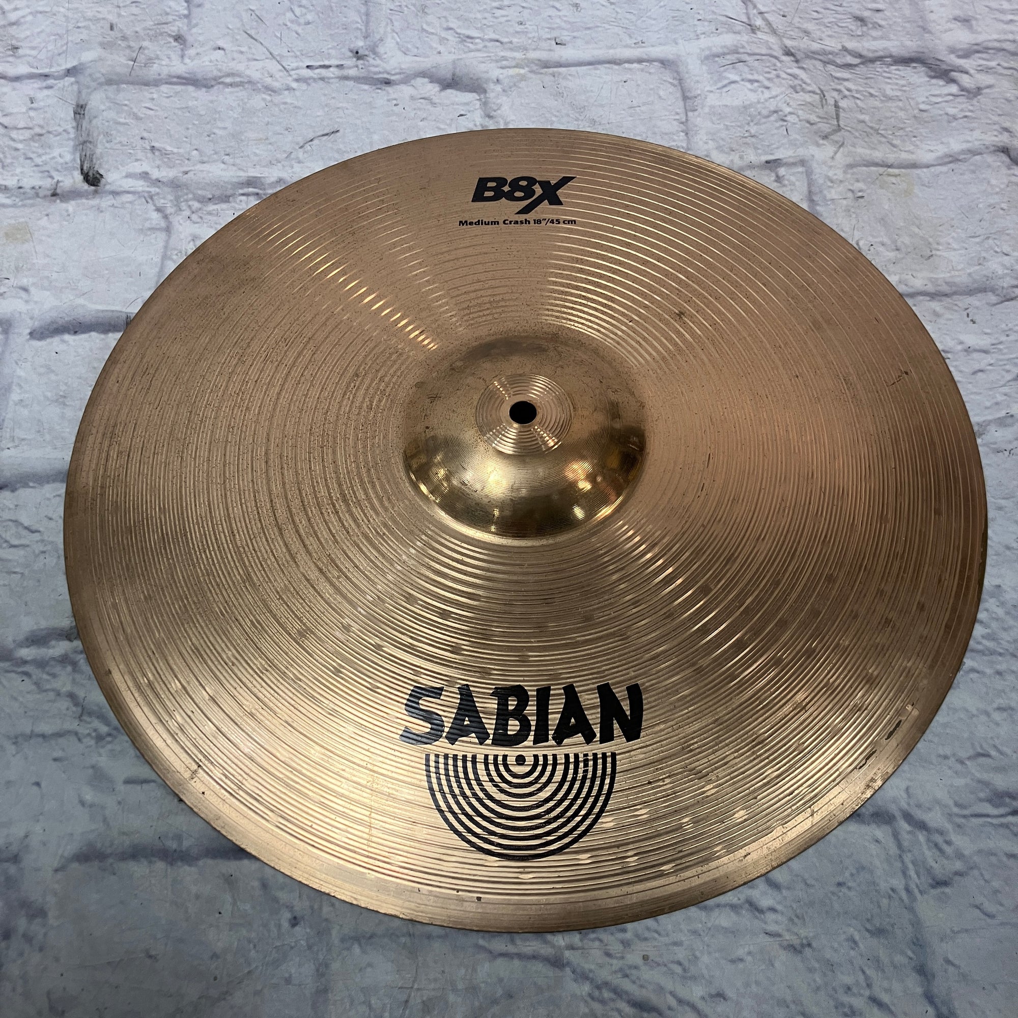 Sabian B8X 18 Inch Medium Crash