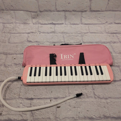 Irin Pink Melodica with Carry Case