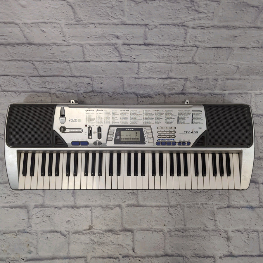 Casio CTK-496 61-Key Electronic Keyboard
