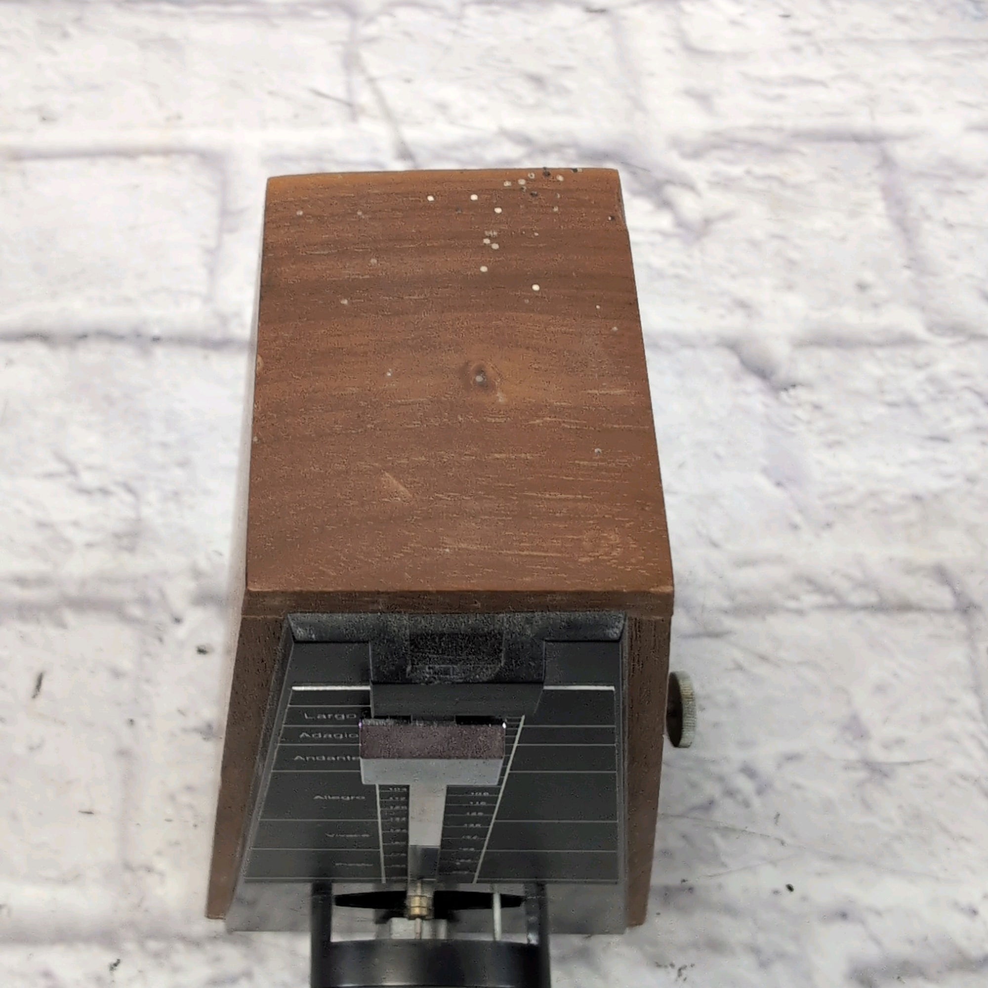 Franz Keywound Metronome with Floating Mechanism Solid Walnut