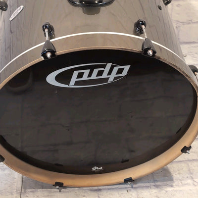 PDP Pacific Drums & Percussion Double Drive Bass Drum 22x18" Metallic Green / Gold