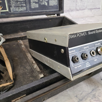 Vintage Perma Power Battery Powered Portable PA System