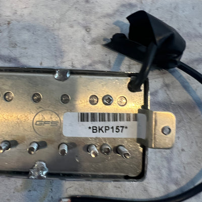 GFS Humbucker Pair Chrome Covered Pickups