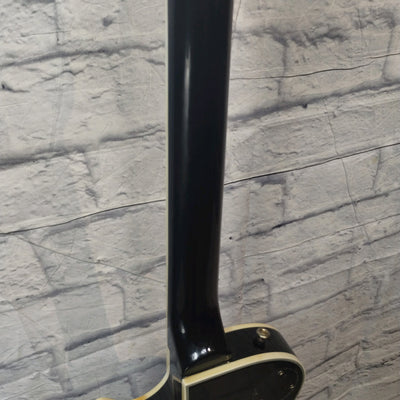 Unknown Ebony Les Paul Custom Style Guitar